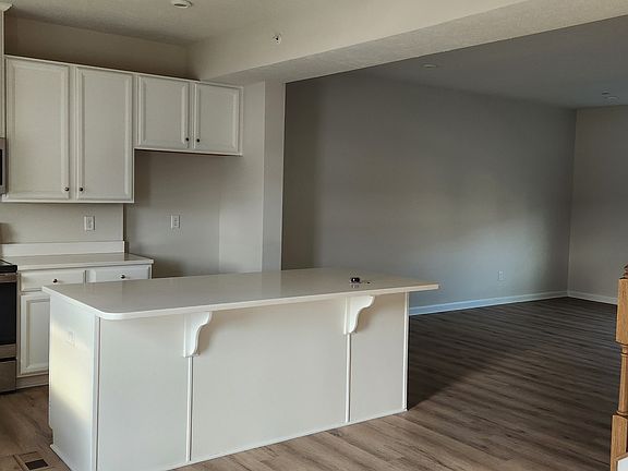 kitchen, living room