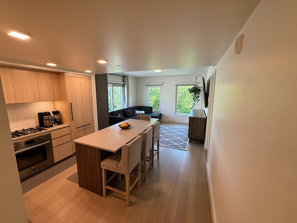 Kitchen and living area