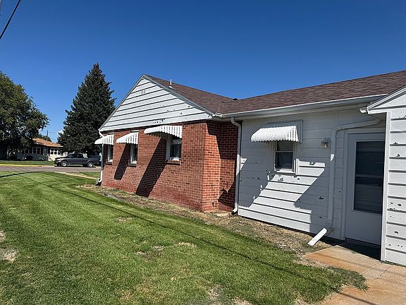 Side with attached garage