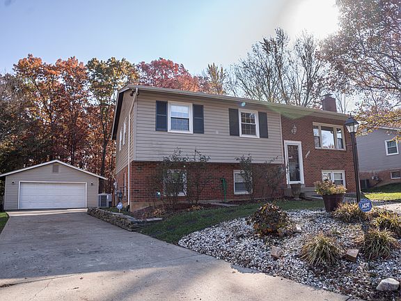 Driveway fits 5 cars plus garage