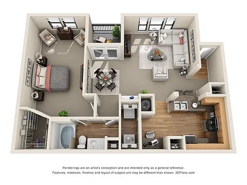 Floor plan Bluebonnet - A3