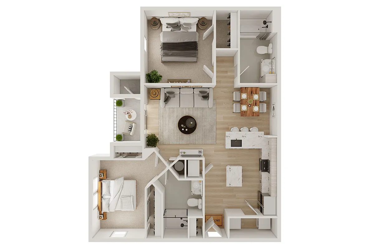 Floor plan B2AC0
