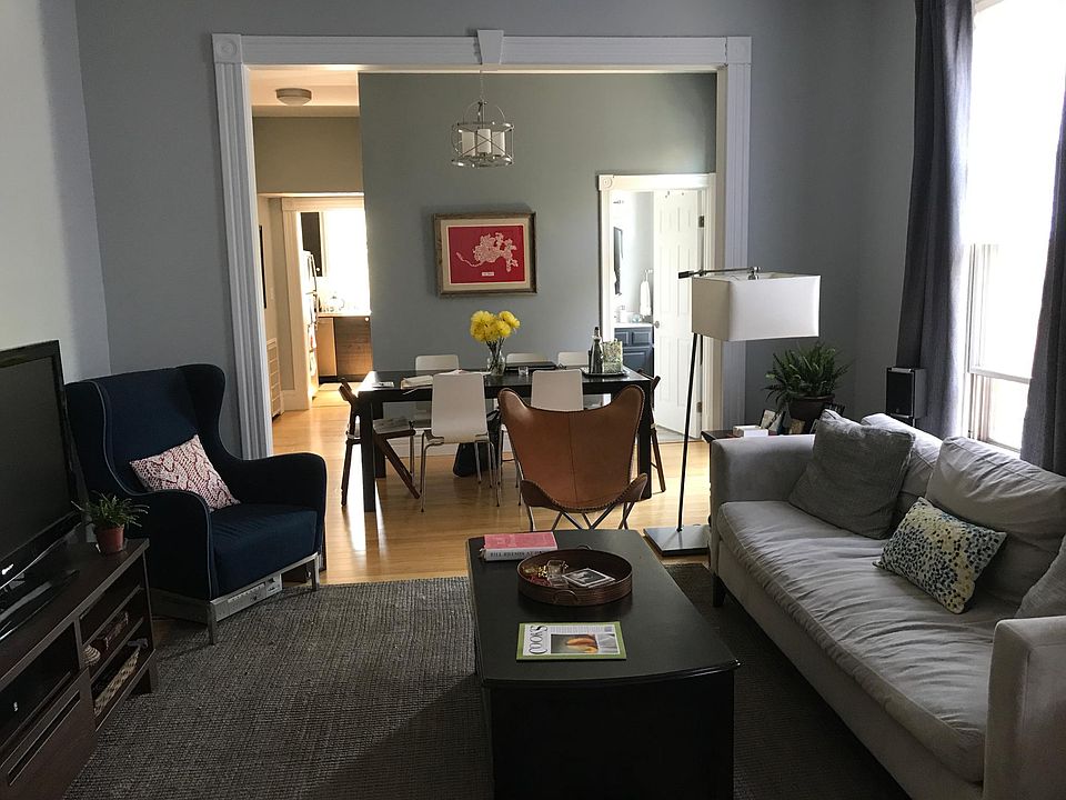 Living and Dining Rooms Open floor plan.