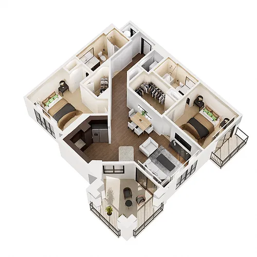 Floor plan 2B6