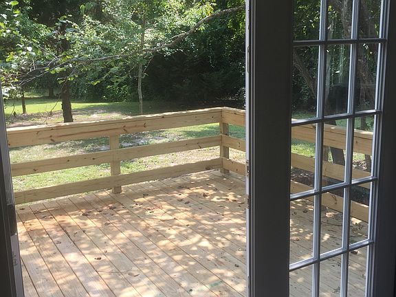 Large back deck