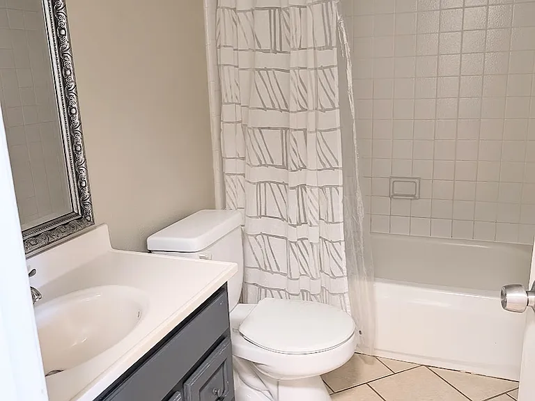 Upstairs, 2nd full bath