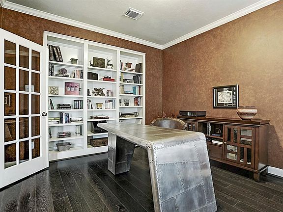 Study Located Off Of Entry*French Doors*Wood Floors*Built-Ins*Plantation Shutters.