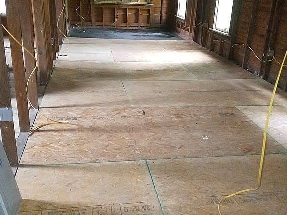 Subfloor complete 4/26/2024
