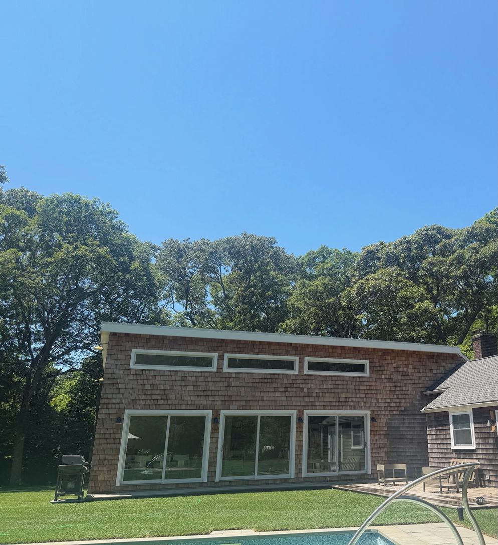  Exterior view of newly renovated home