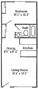 Floor plan 1B 1B Large