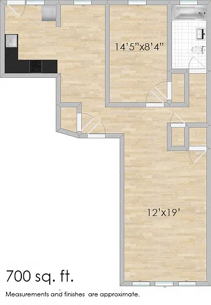 Floor plan 248 Washington A