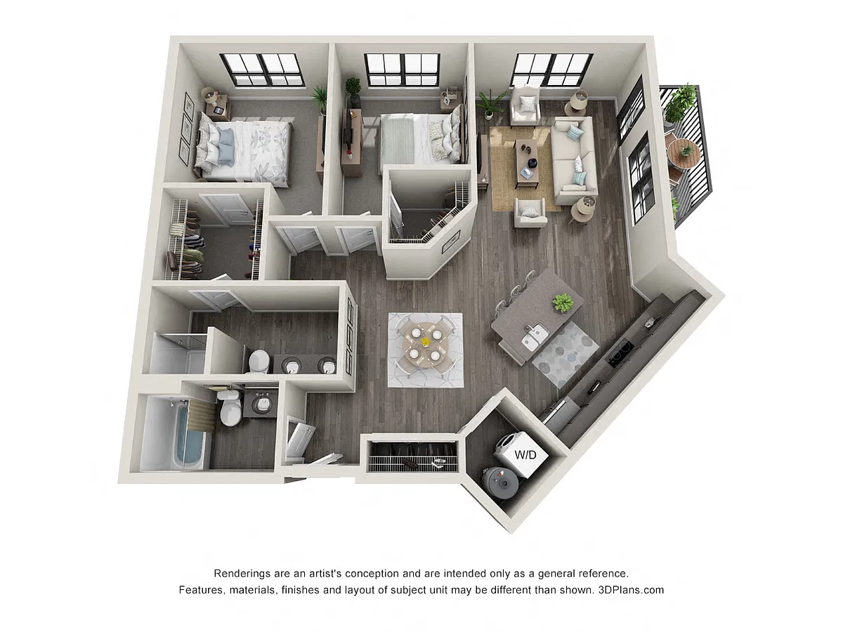 Floor plan 2D1