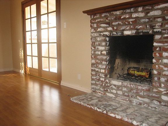 Fireplace in living room