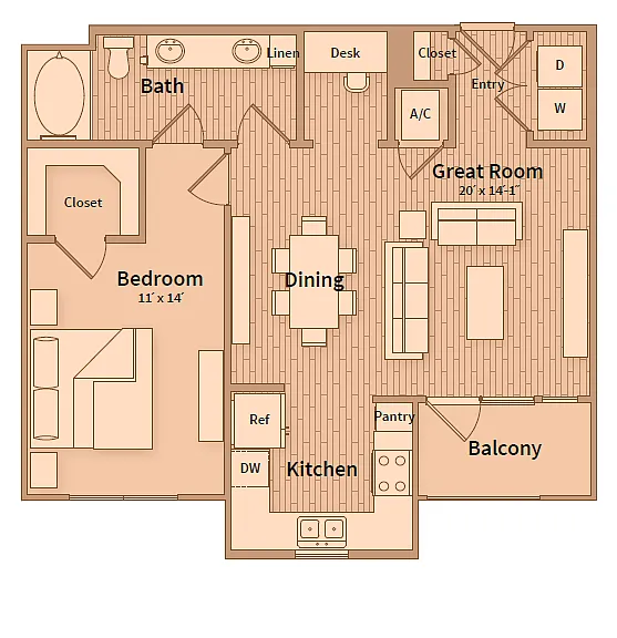 The Belvedere at Springwoods Village Apartments — Photo 40
