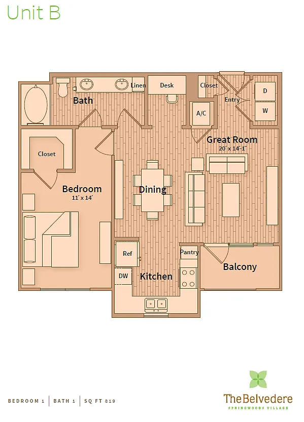 Floor plan B