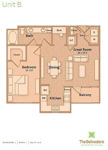 Floor plan B