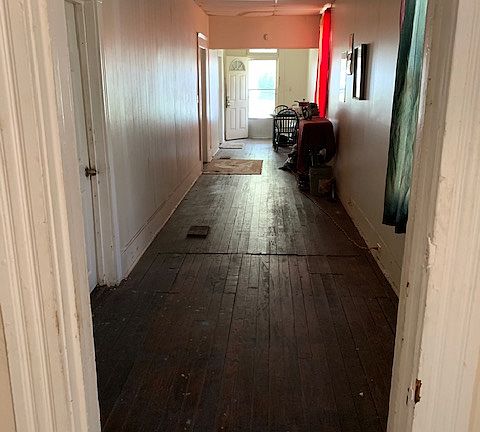 Looking to front door