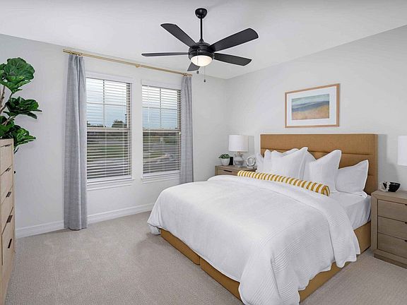 Bedroom at Brooke Plan at Porch at Du Pre