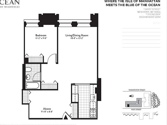 2nd image of 1 West St APT 3509