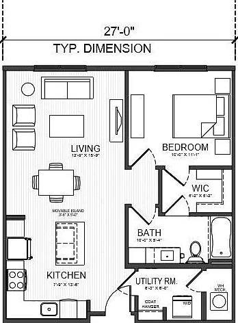 Azalea floor plan The Jameson at Kincora