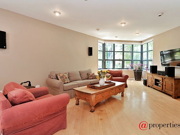 Living room overlooking the tree tops