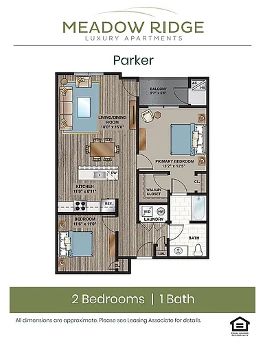 Floor plan Parker 55+