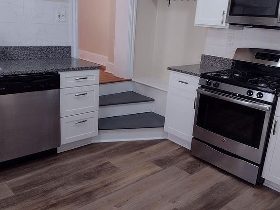 All new kitchen. All stainless appliances. Dishwasher, Stove, Refrigerator and Microwave.