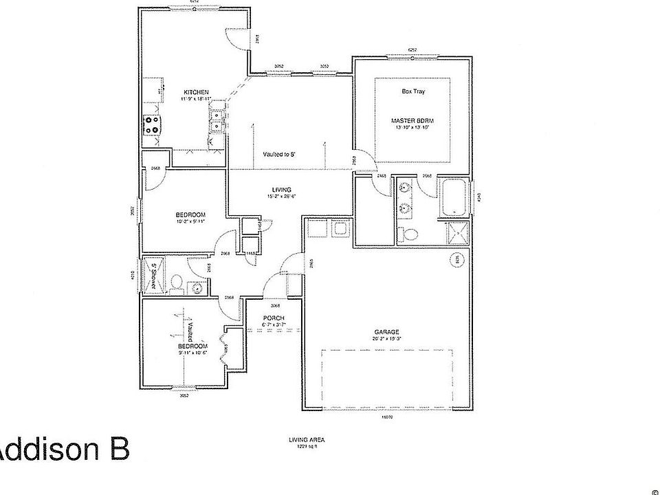 2nd image of 351 Beulah Circle Homesite #62 Addison B Floor Plan