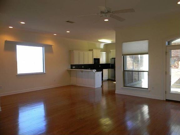 View from back of living