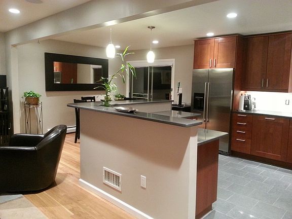 remodeled living,kithen area