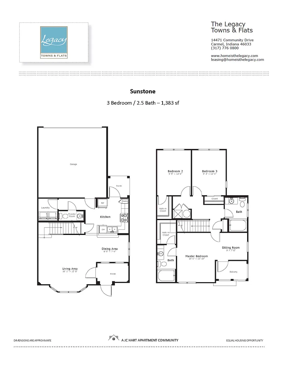 Floor plan Sunstone 3.2.5