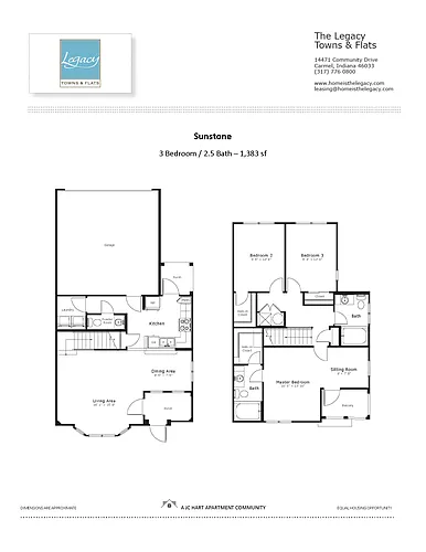 Floor plan Sunstone 3.2.5
