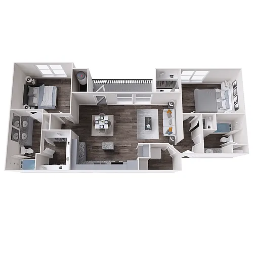 Floor plan B4 Canyon Renovated