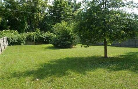Large fenced back yard