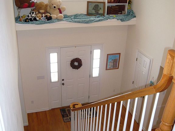 2-Story Entry Foyer with Plant Shelf