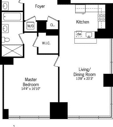 2nd image of 247 W 46th St APT 1404