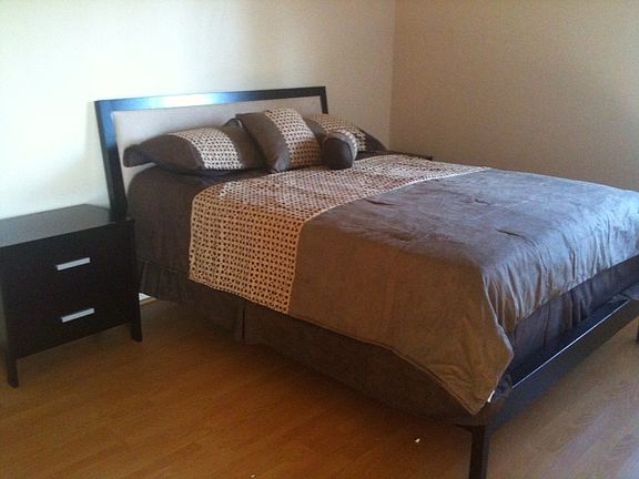 Bedroom of first 3 bedroom apartment