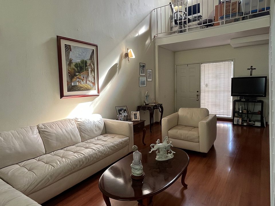 Living room and office space on second floor