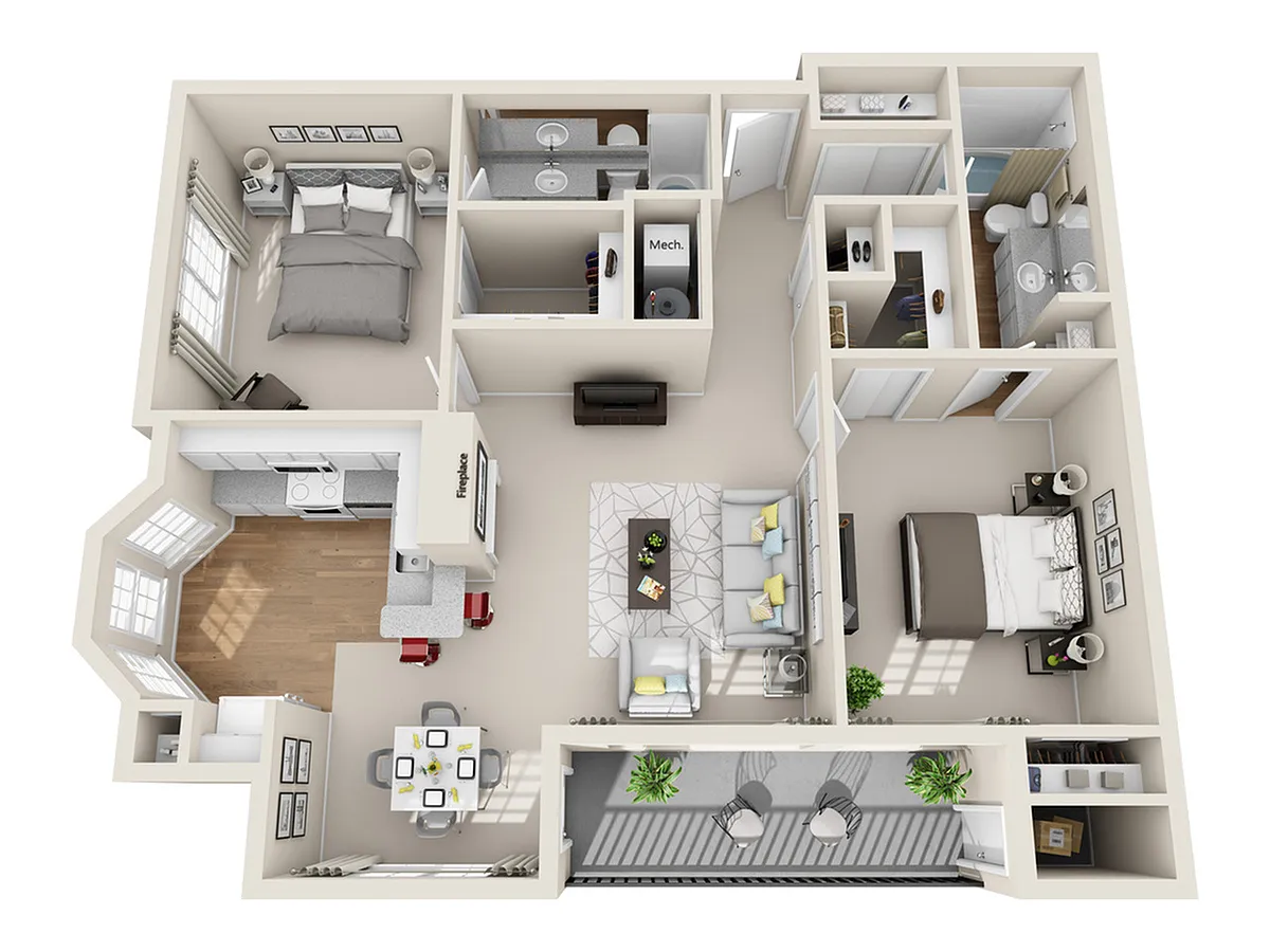 Floor plan B3 Classic
