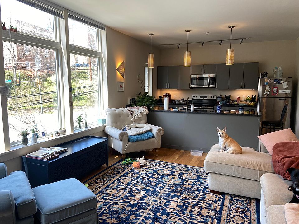 Living room/kitchen/main living space