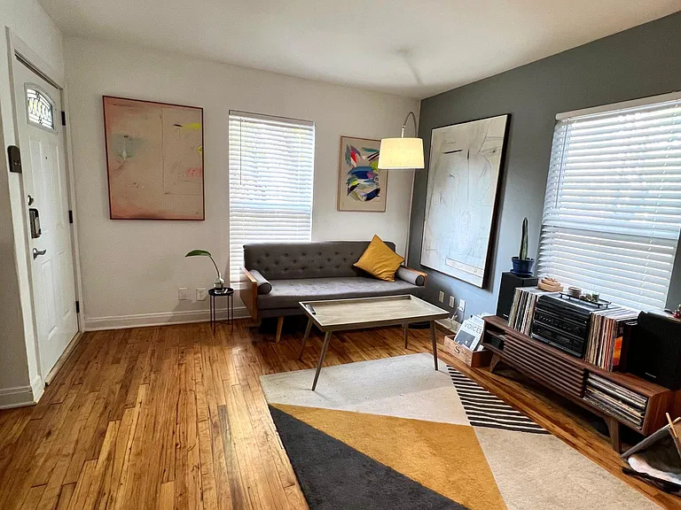 Living room as it is currently styled.