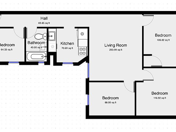 2nd image of 534 W 147th St APT 41