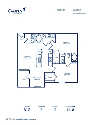 Floor plan B1G