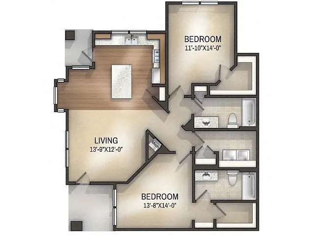 Floor plan Palmette I