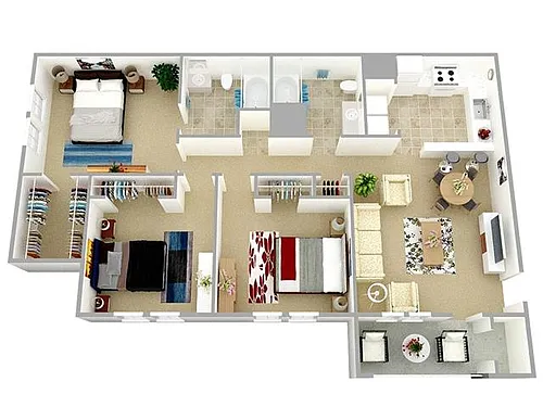 Floor plan The Oaks