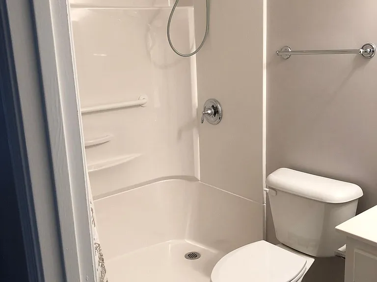 Second bathroom with walk-in shower