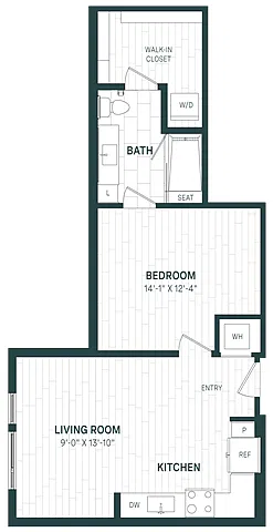 Floor plan Studio-A05