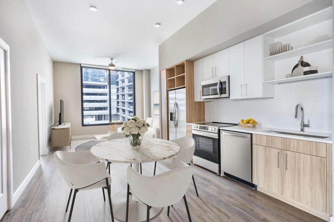 Sleek finishes meet smart design with modern cabinetry, stainless steel appliances, and finish options tailored to your style.