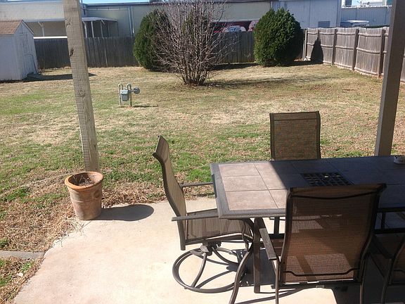 Covered Patio and Fenced Backyard