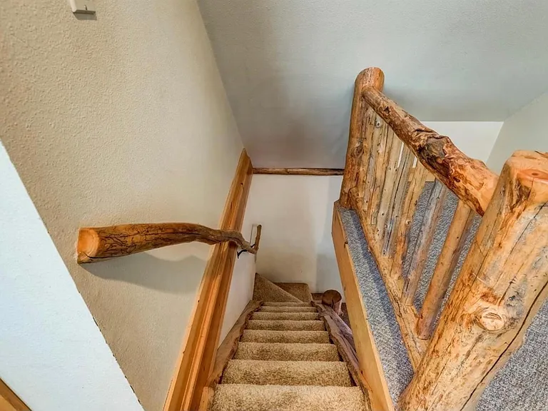 Custom rustic staircase